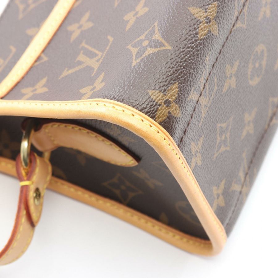 路易威登 Popincourt 長肩斜背包 M40008 Monogram 帆布 二手-5
