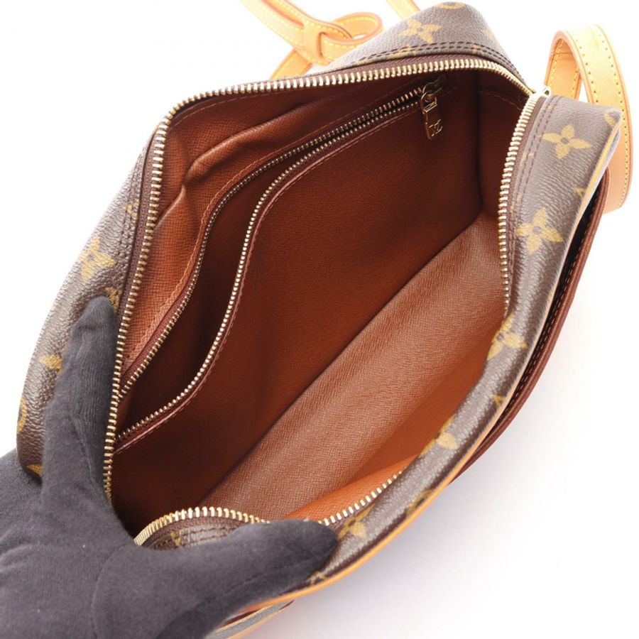 路易威登 Trocadero 27 Monogram 單背包 M51274 PVC塗層帆布皮革棕色二手女款-2
