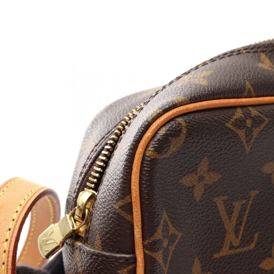 路易威登 Trocadero 27 Monogram 單背包 M51274 PVC塗層帆布皮革棕色二手女款-9