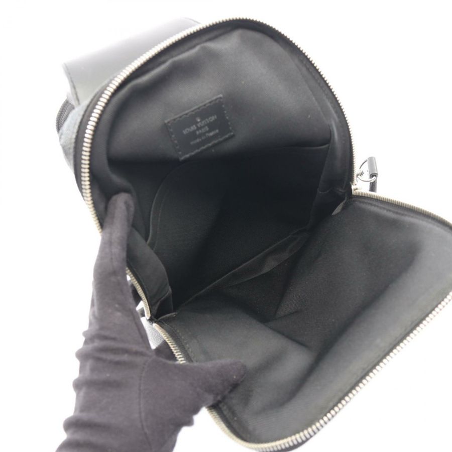 路易威登 Avenue 斜背腰包 N41719 Damier Graphite 帆布 LV-2