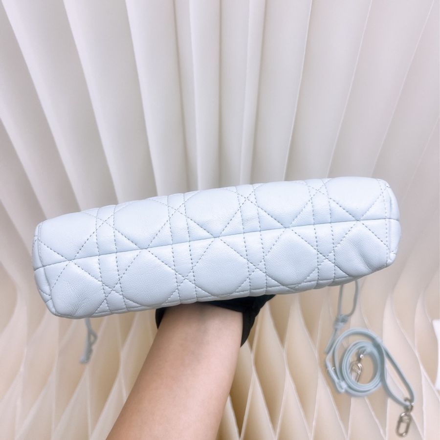 Dior adiorable 淺藍色蝴蝶結福袋包/水桶包-2