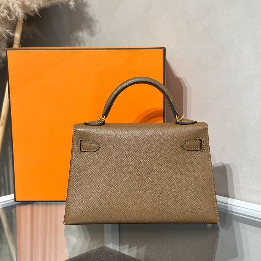 HERMES Mini Kelly ll - Teddy 3G 栗子金 Z-4