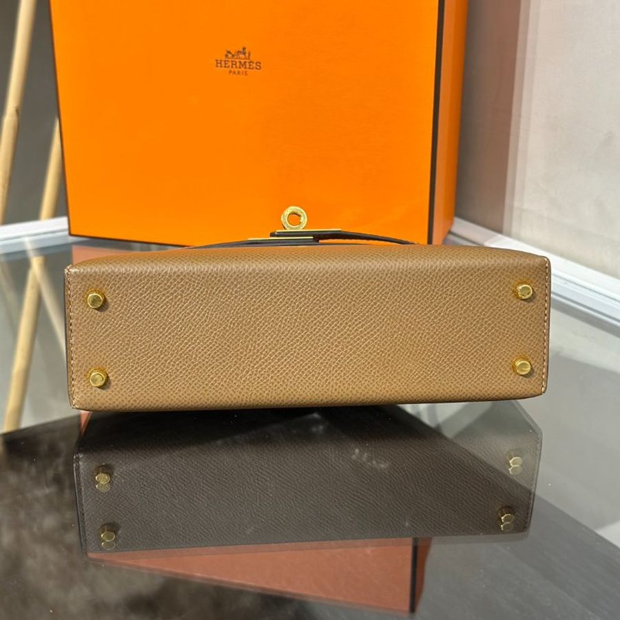 HERMES Mini Kelly ll - Teddy 3G 栗子金 Z-5
