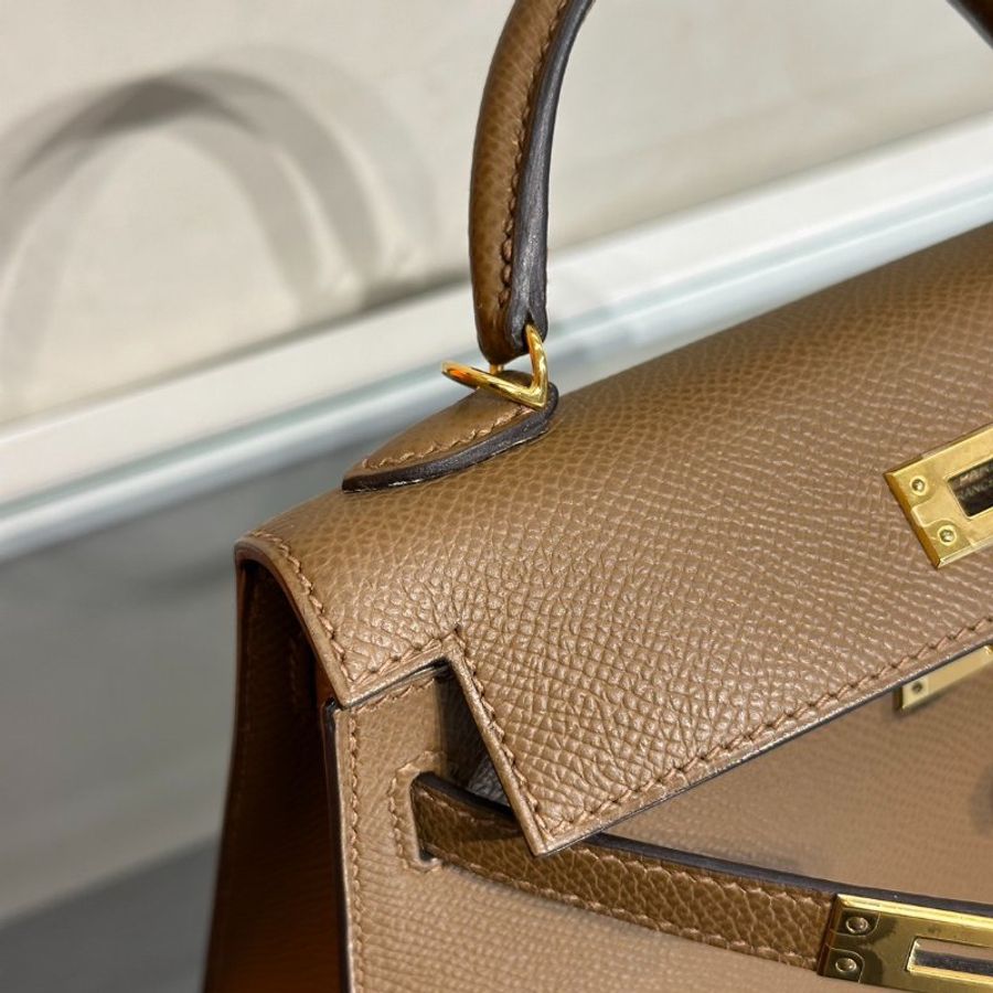 HERMES Mini Kelly ll - Teddy 3G 栗子金 Z-9