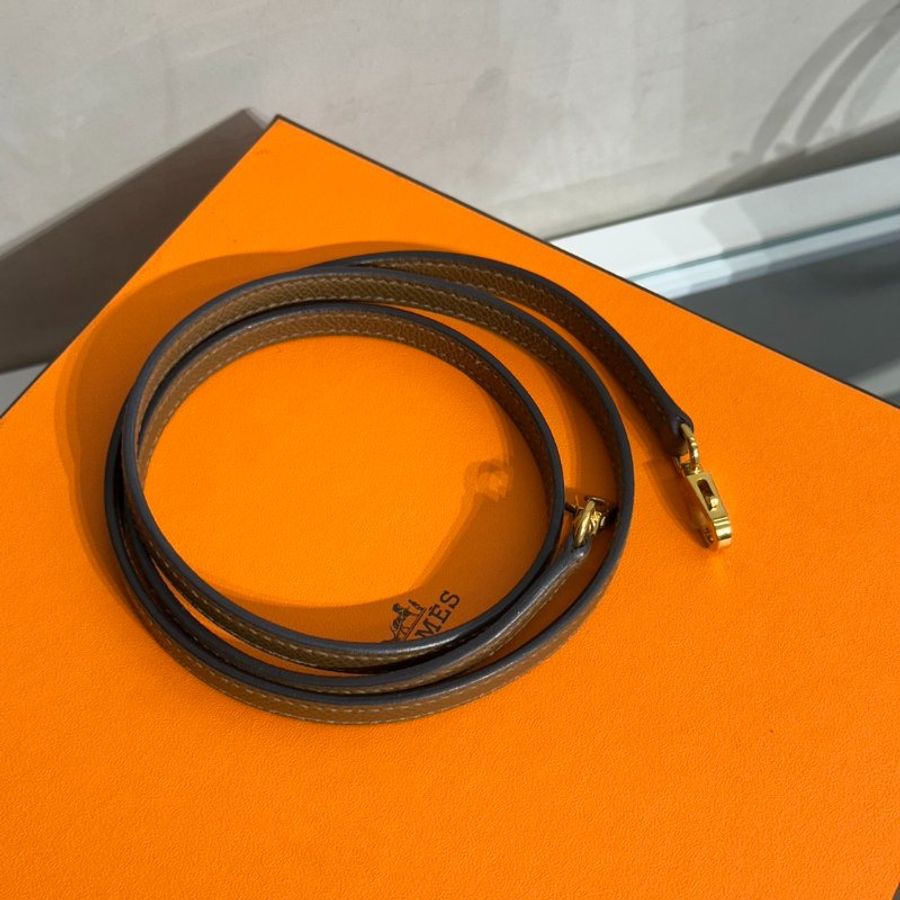 HERMES Mini Kelly ll - Teddy 3G 栗子金 Z-14