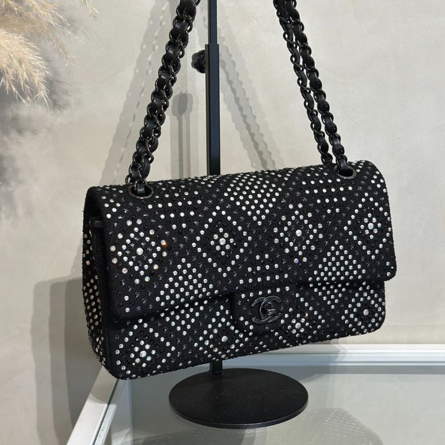 CHANEL 22P毛呢滿鑽CF25 - So Black-2