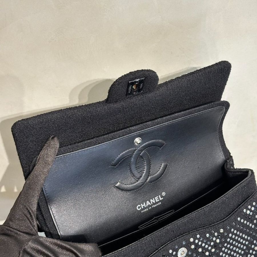 CHANEL 22P毛呢滿鑽CF25 - So Black-8