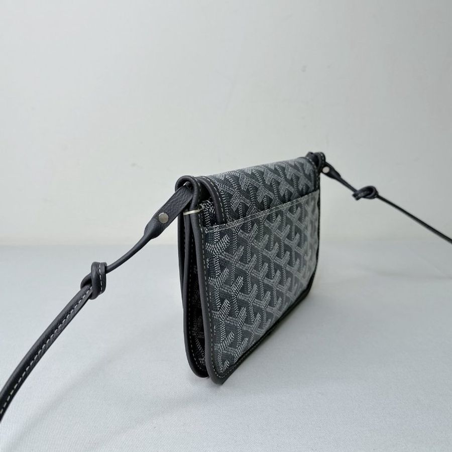 GOYARD 全新Plumet灰色信封包-5