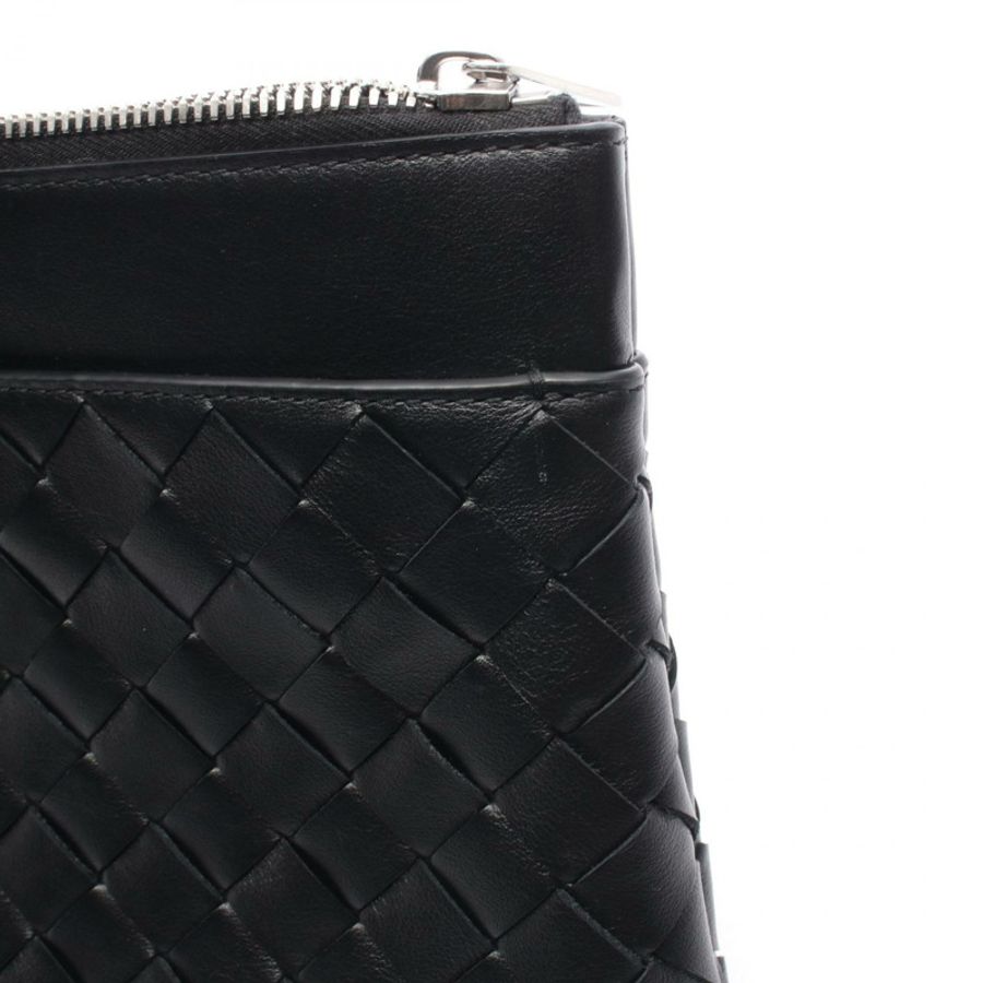 BOTTEGA VENETA Prism Pouch Intrecciato bag 795712V2HL18803 leather Black Used-6