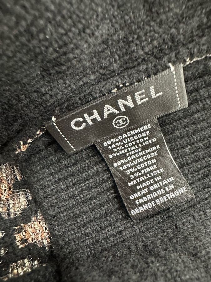 CHANEL 香奈兒雙C logo髮帶 頭帶 髮帶-4
