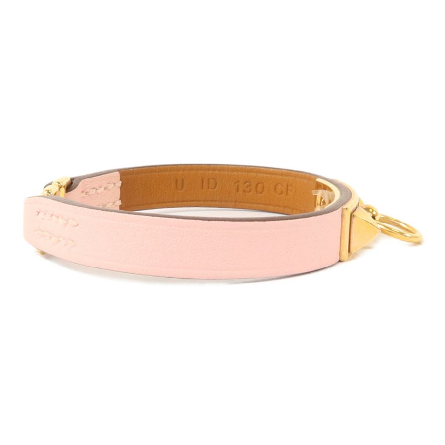 HERMES Swift皮革Rivale Mini手鐲Mauve Sylvestre-3