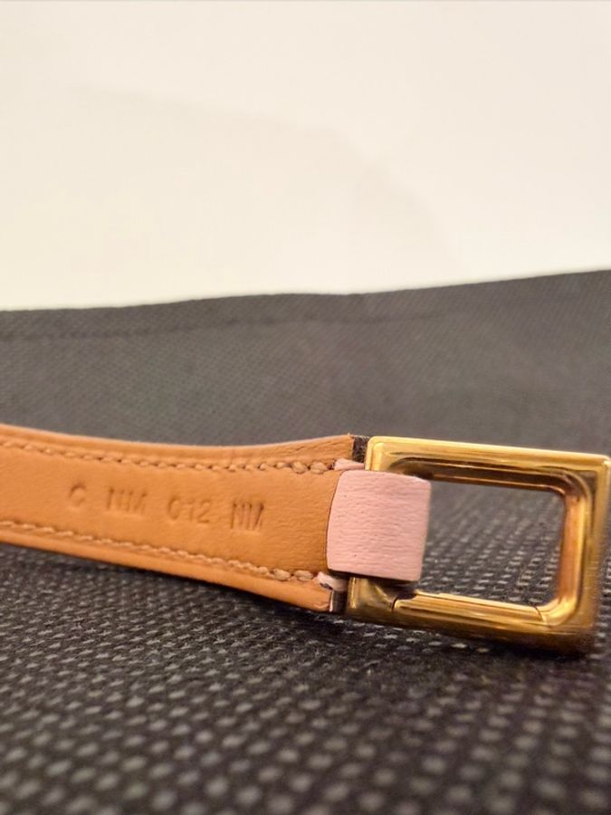 Hermes 櫻花粉Swift Rivale double 手環-19