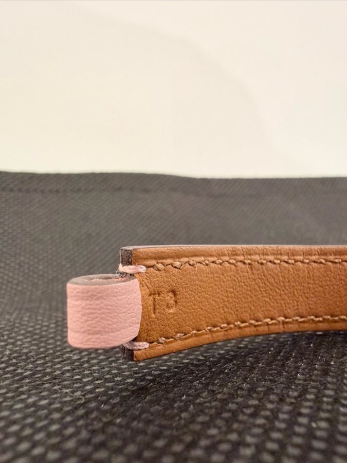Hermes 櫻花粉Swift Rivale double 手環-22