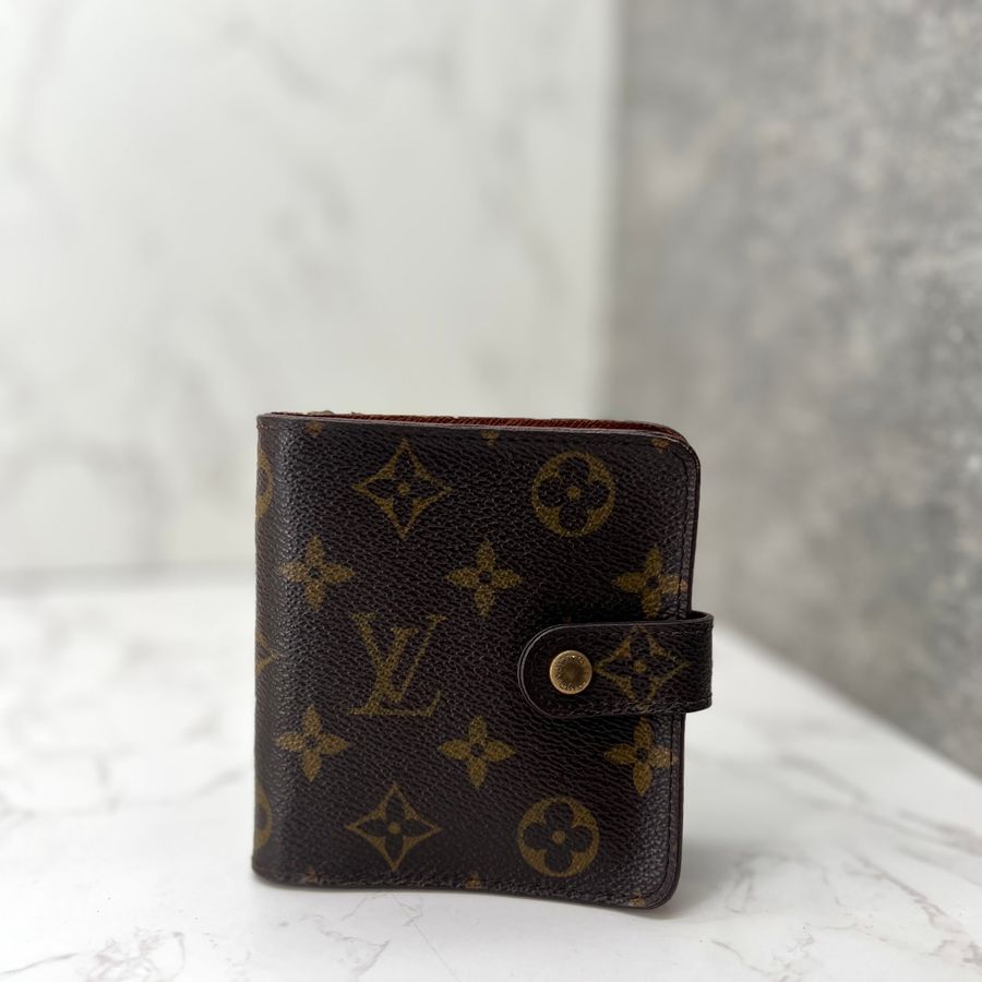 香緹國際精品 LV 對折 拉鍊零錢包 短夾 1149-0