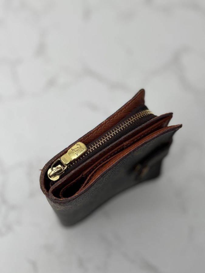 香緹國際精品 LV 對折 拉鍊零錢包 短夾 1149-2