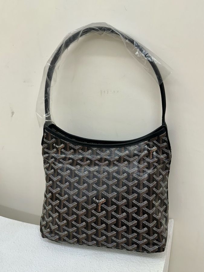 全新goyard boheme mini hobo black 黑色 手提包 單肩包 流浪包-1