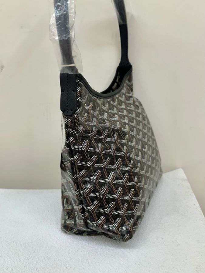 全新goyard boheme mini hobo black 黑色 手提包 單肩包 流浪包-3