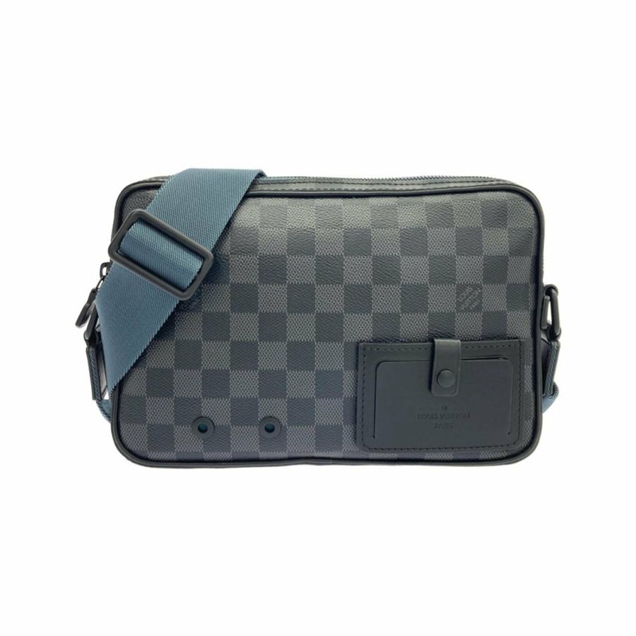 路易威登 Damier Graphite Alpha Messenger N40188 單肩包-0