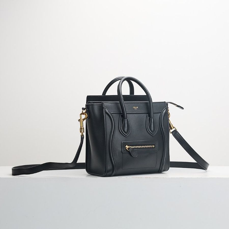 二手Celine Nano Luggage笑臉包/黑色-1