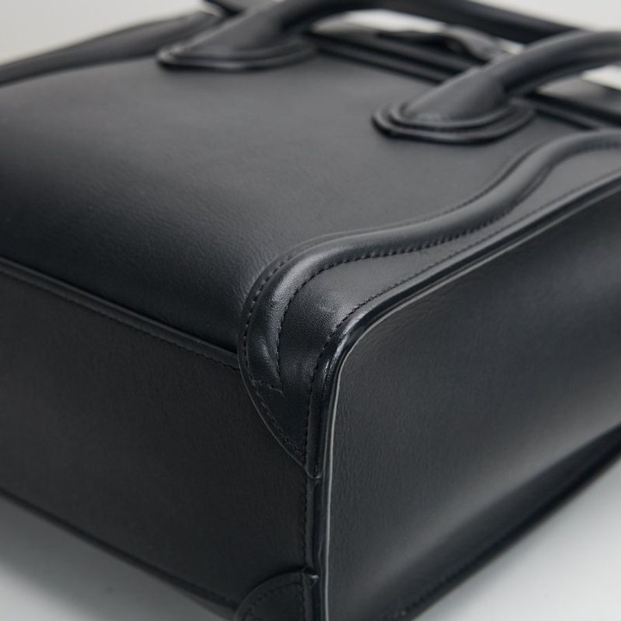 二手Celine Nano Luggage笑臉包/黑色-9