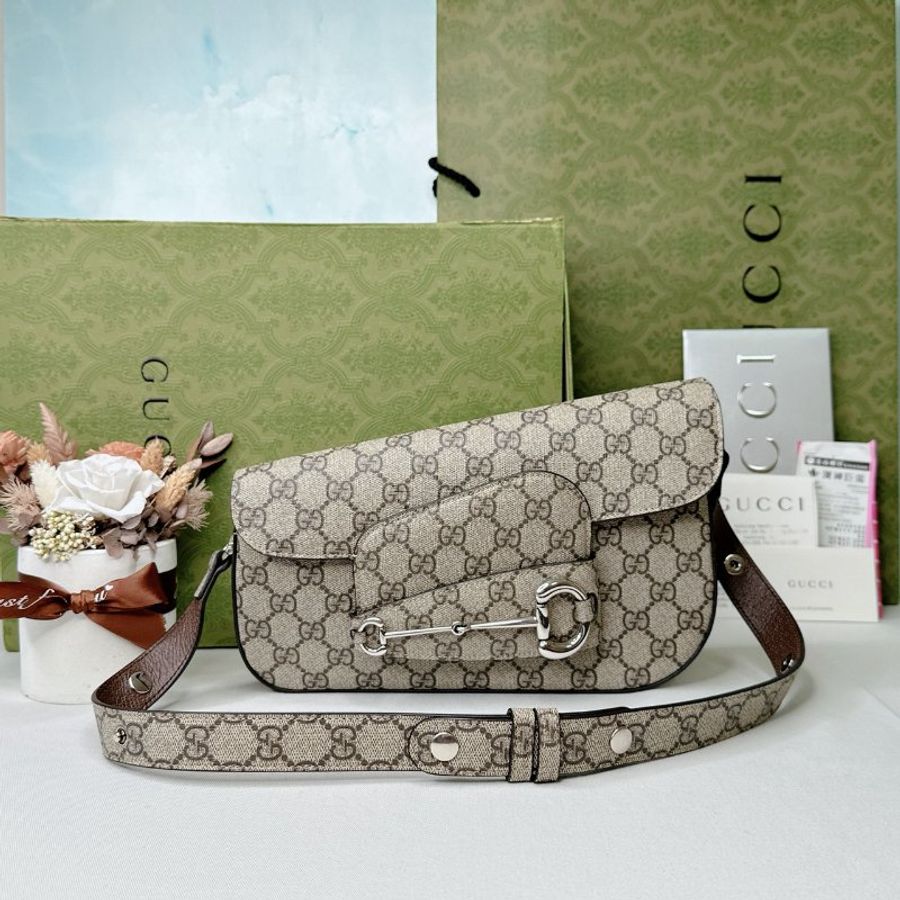 GUCCI Horsebit 1955斜角包-0