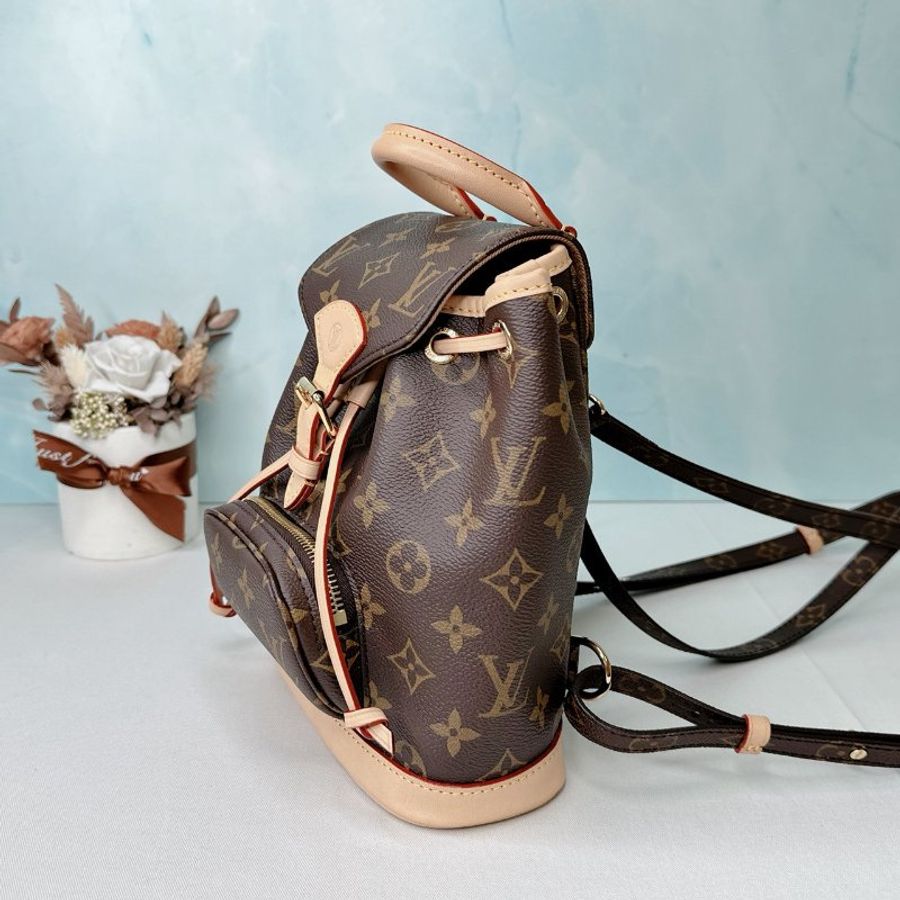 LV Montsouris迷你老花後背包-2