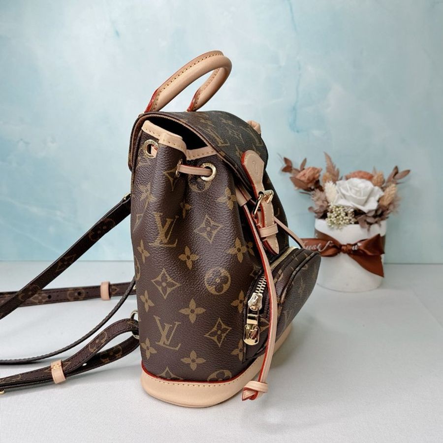 LV Montsouris迷你老花後背包-3