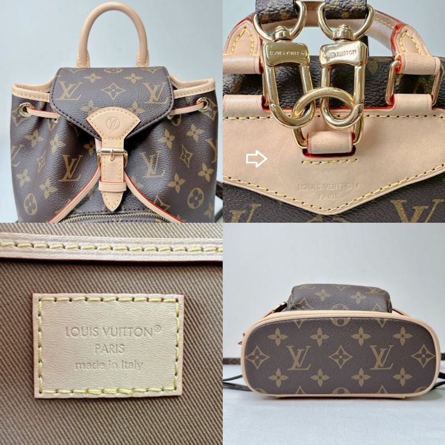 LV Montsouris迷你老花後背包-6