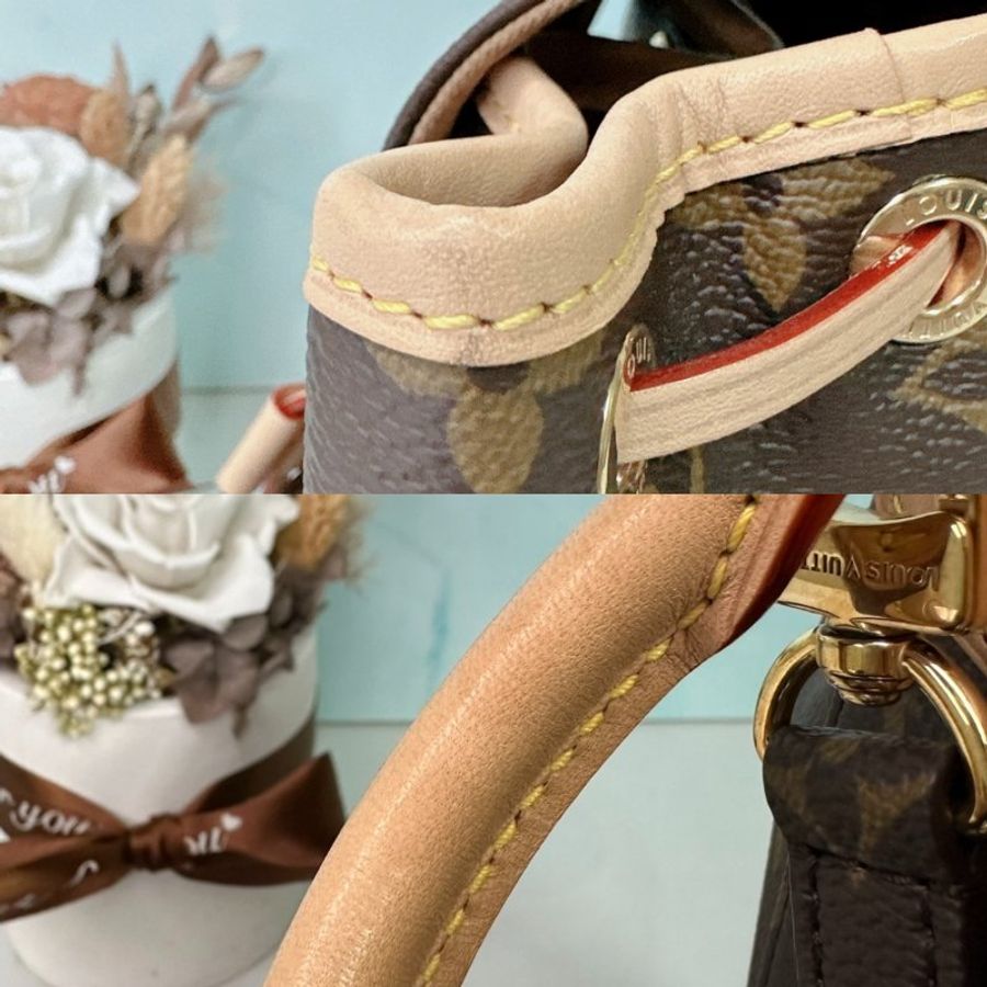 LV Montsouris迷你老花後背包-7