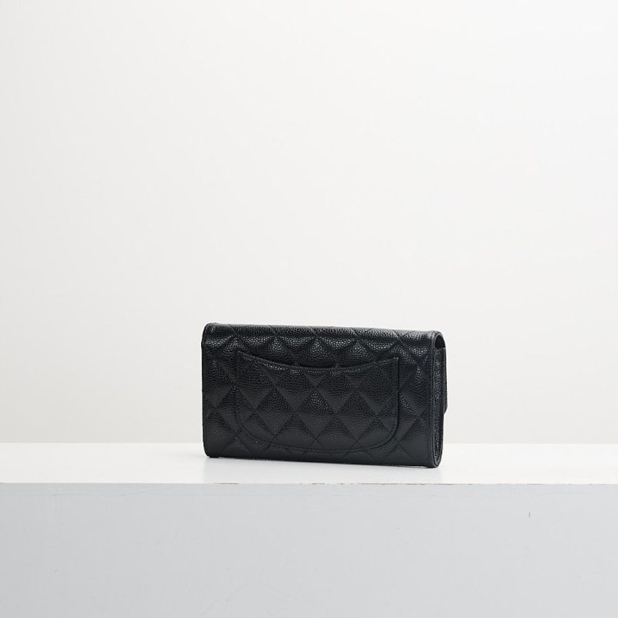 Chanel cf長夾/黑金牛-2