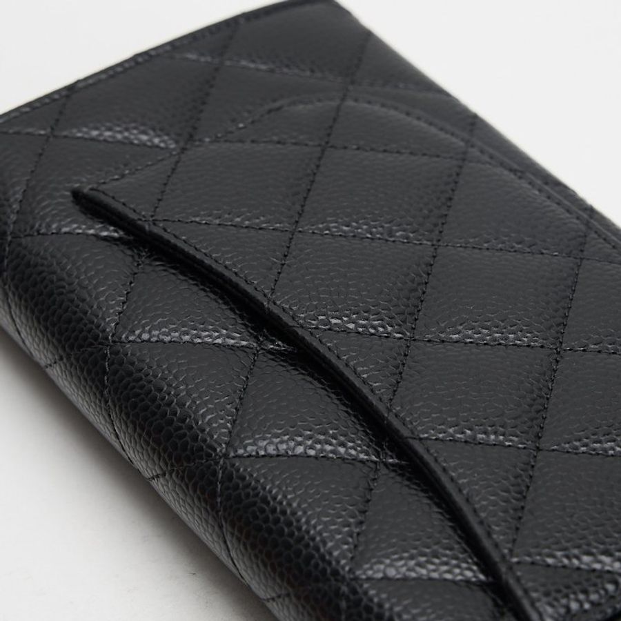 Chanel cf長夾/黑金牛-12