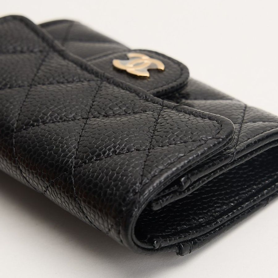 Chanel cf卡包/黑金-5