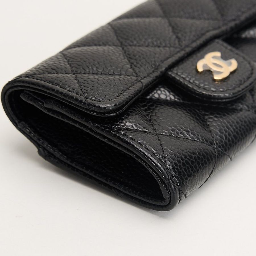 Chanel cf卡包/黑金-6