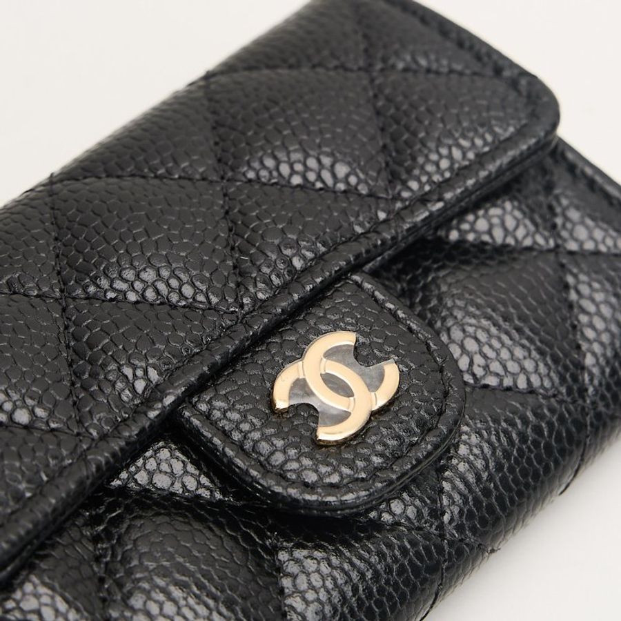 Chanel cf卡包/黑金-7