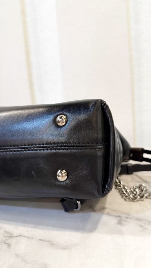 LV 黑牛皮銀釦Off Duty Backpack手提後背包M25522-11