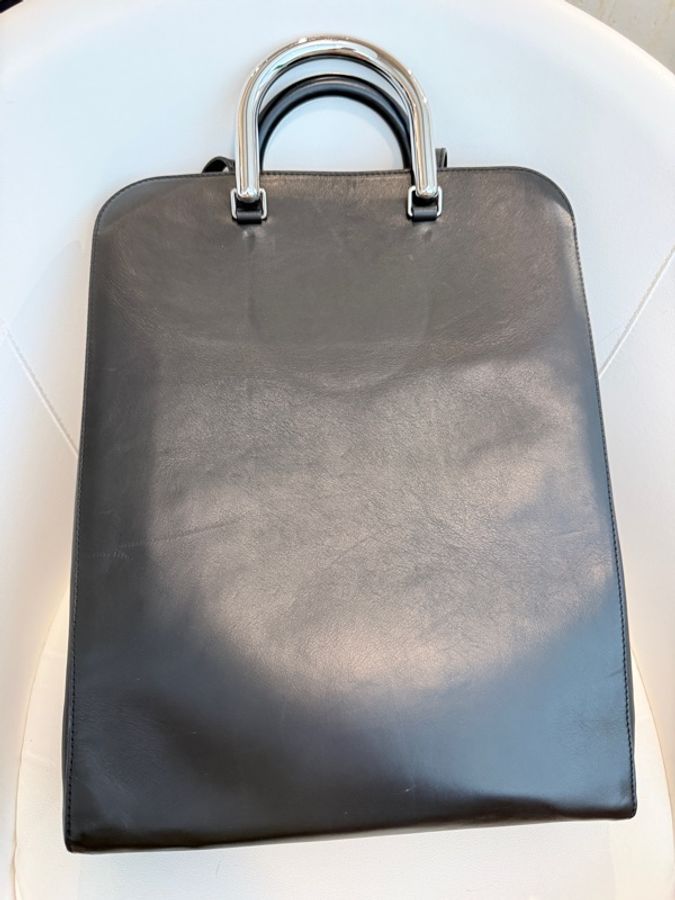 Maison Margiela✨MM6金屬手提包斜背包公事包-0