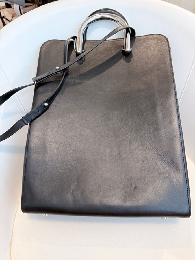 Maison Margiela✨MM6金屬手提包斜背包公事包-2