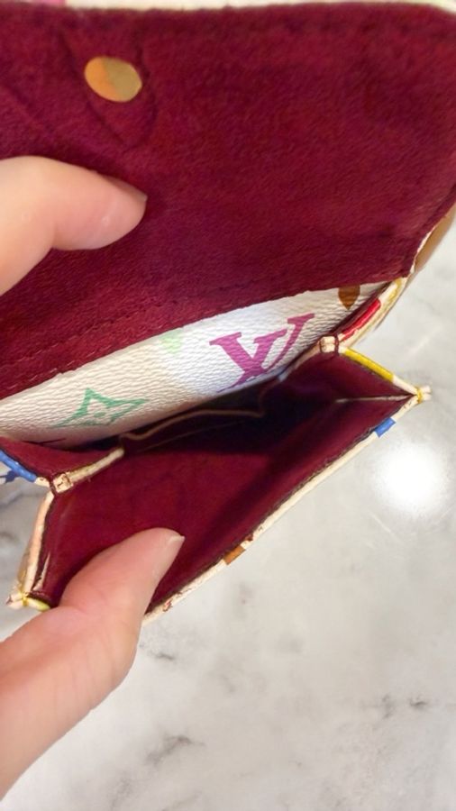 LV 白彩金釦翻蓋口袋手提肩背包M40053-24