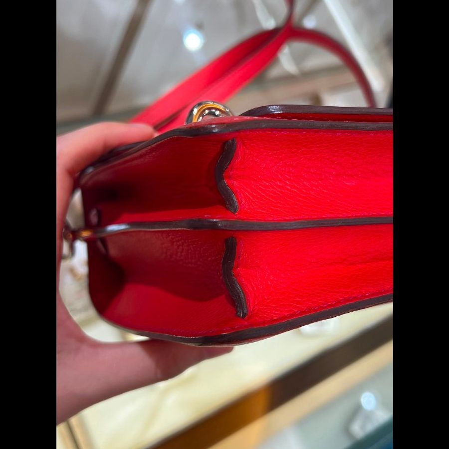 Hermes Mini Roulis Rouge Tomate-3