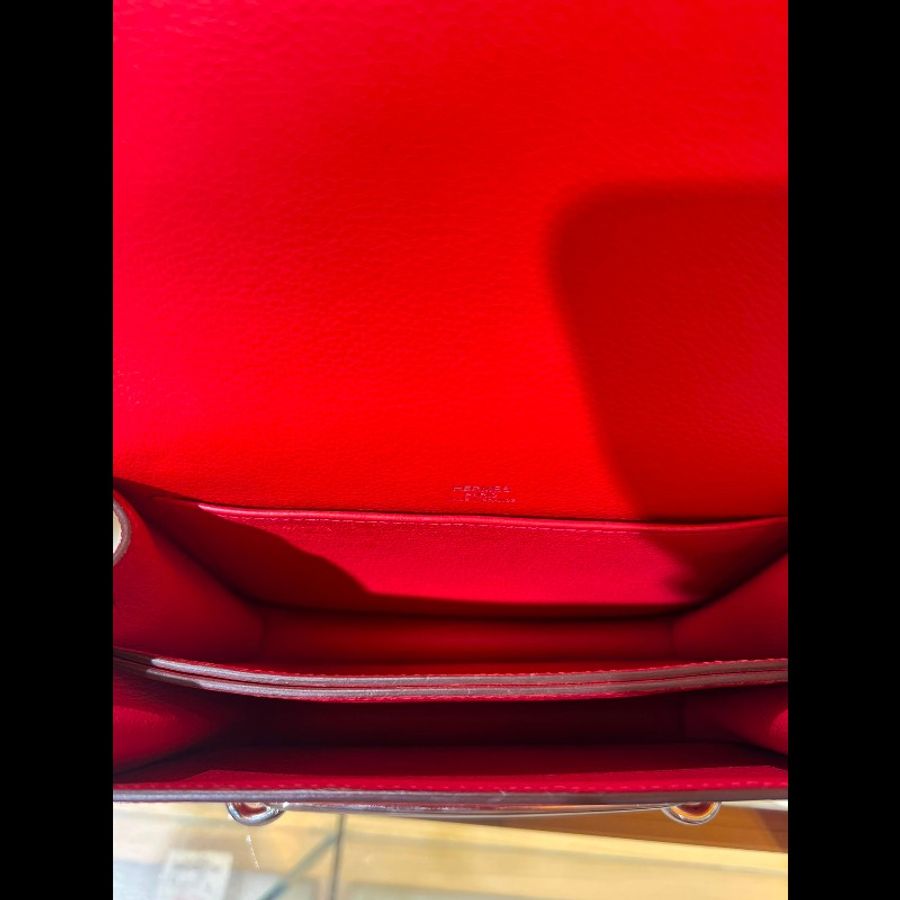 Hermes Mini Roulis Rouge Tomate-8