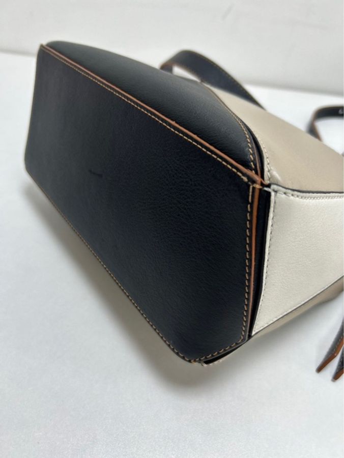 Loewe羅意威 Puzzle幾何包 小號,斑鳩灰拼黑色-6