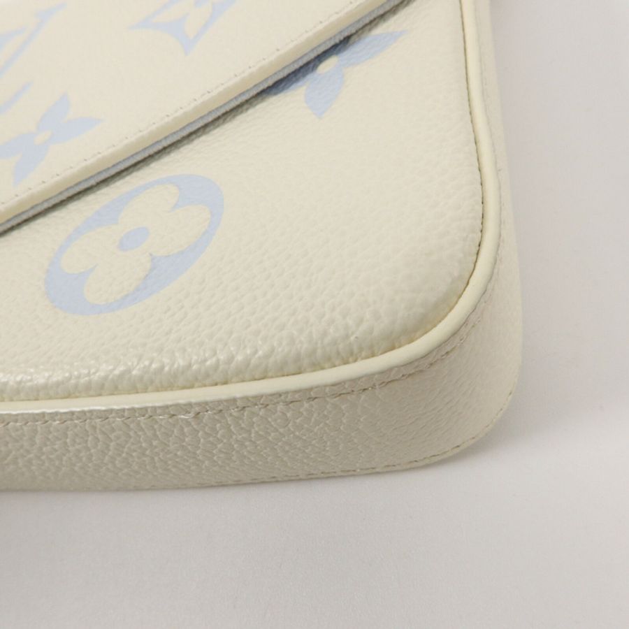 LOUIS VUITTON Monogram Empreinte Pochette Felicie鏈帶肩背袋-12