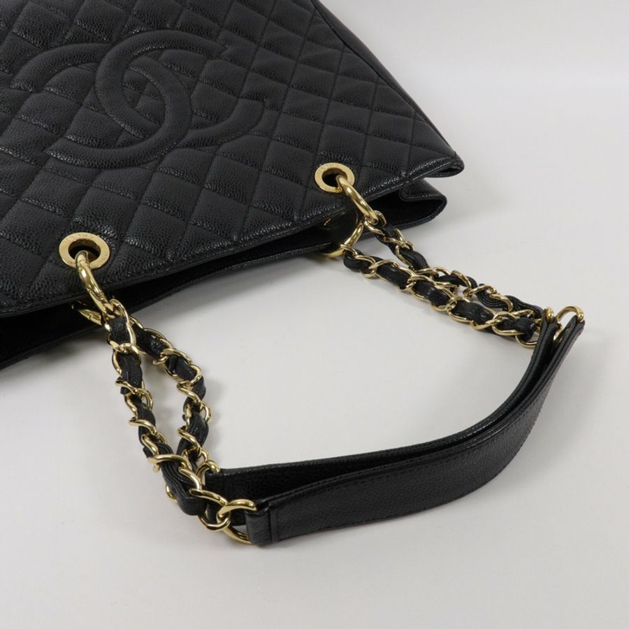CHANEL GST Grand Shopping Tote Bag鏈帶肩背袋-8