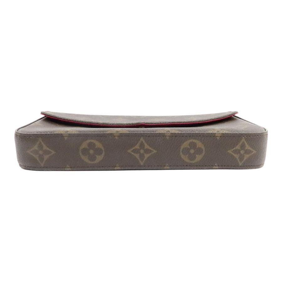 LOUIS VUITTON Monogram Pochette Felicie鏈帶肩背袋-3