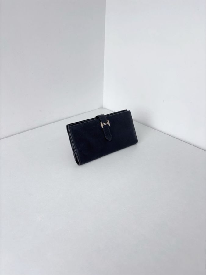 Hermes 愛馬仕 bearn 長款兩折錢包手拿包-2