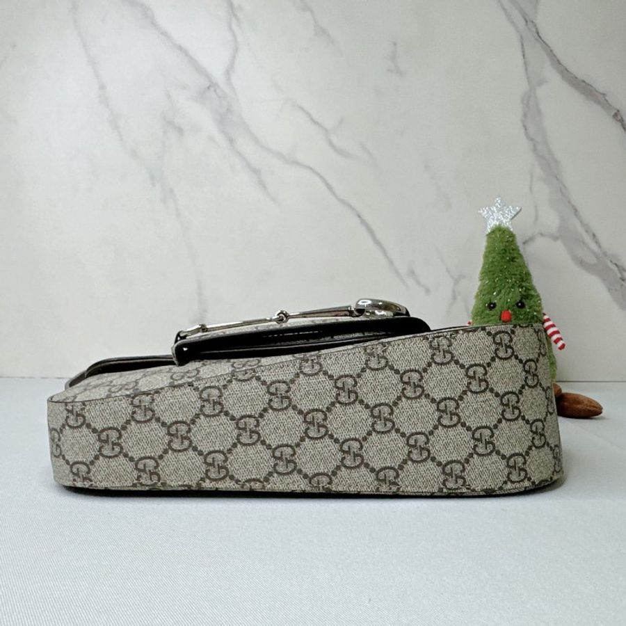 GUCCI 1955馬銜扣斜角包-6