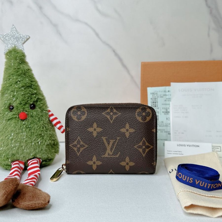 LV ㄇ字拉鍊零錢包-0