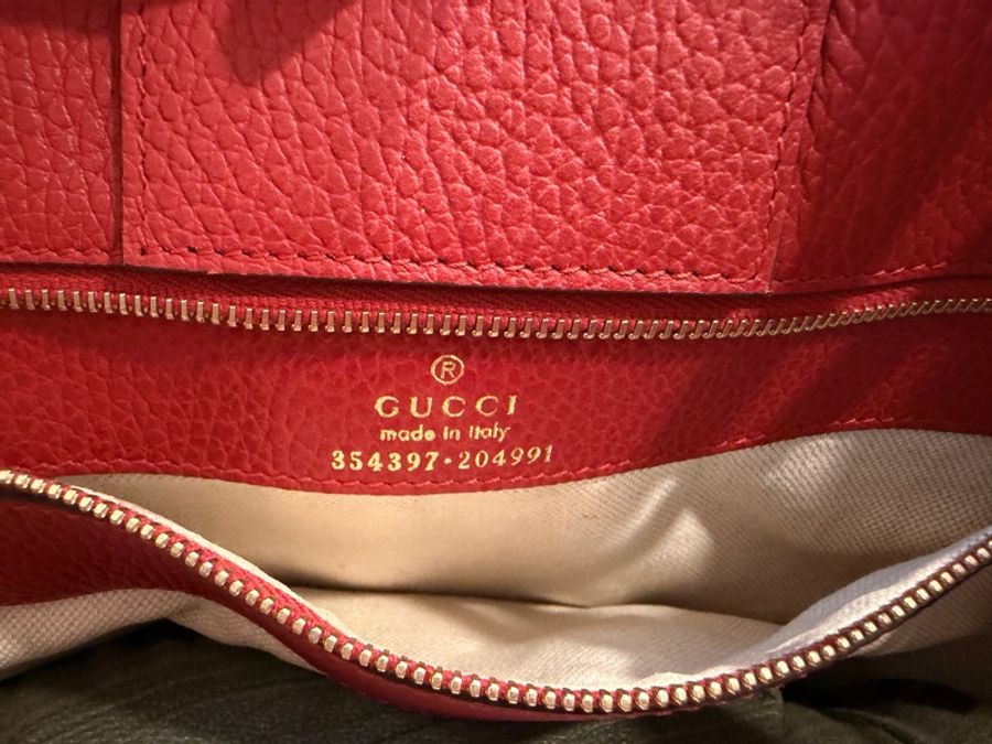 Gucci Swing 荔枝紋全皮托特包(Swing Tote)-0