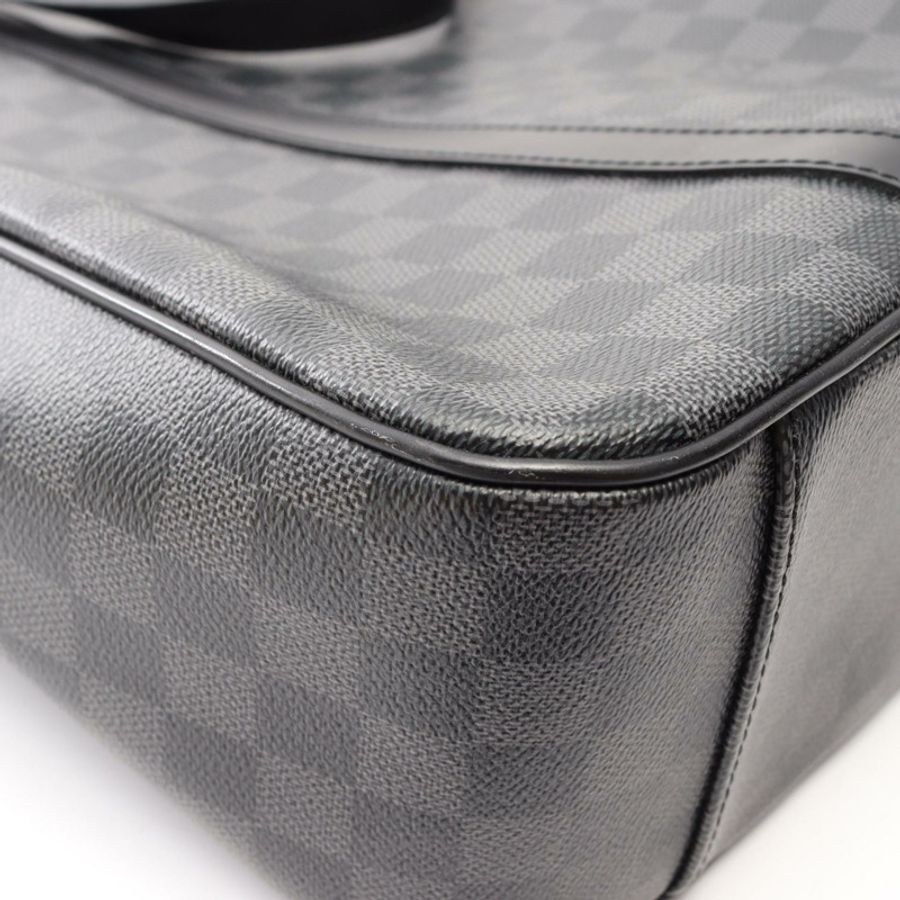路易威登 Tadao 肩挎斜挎手提包 N51192 Damier Graphite 二手-7