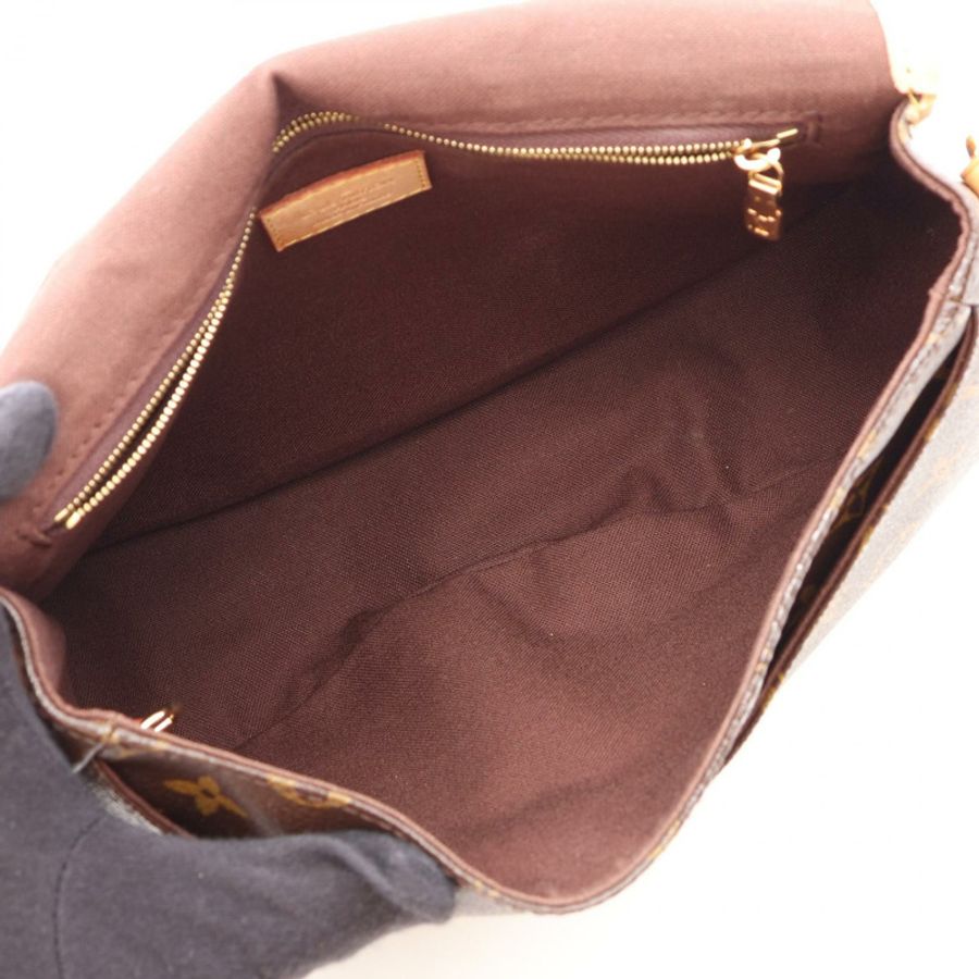 路易威登 Menilmontant PM 單肩包 M40474 Monogram 帆布皮革二手-2